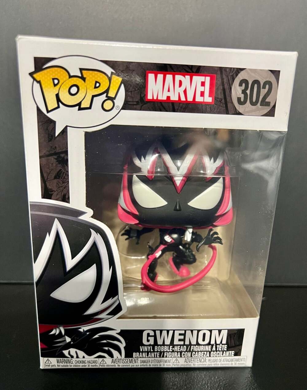 Funko Pop! Marvel Gwenom Vinyl Bobble-Head Figure #302 New